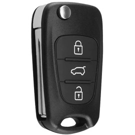 Car Key Keypad 3 Buttons Compatible, Key Shell Keypad, Hyundai Key Shell Keypad, for Hyundai i10 i20 i30 ix20 ix35 Kia Rio Ceed Soul Venga Sportage