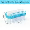 4pcs Nail Brush for Cleaning Fingernails, Multifunction Two Sided Fingernail