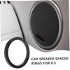 Gatuida 2pcs Car Door Speaker Spacer Rings Durable Speaker Mounting