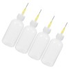 BUGUUYO 4pcs Precision Applicator Bottles Glue Bottles for Fine Detailing