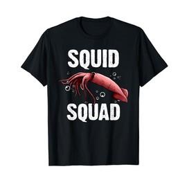 Squid Gift For Men Women Giant Squid Seafood Calamari Lovers T-Shirt
