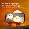 Duck Night Light with Speaker, 4 Brightness Levels, Rechargeable Baby