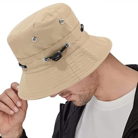TREENEST Sombrero de Sol para Hombre y Mujer,Sombrero de Sol de Playa de Viaje de Verano,Sombrero de Pescador de Color Sólido,Sombrero Unisex Plegable,Protector Gorro Pescador Anti-UV UPF 50+,90005K