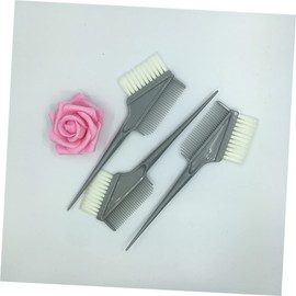 LALAFINA 10pcs Hair Dye Brush Portable Straight Hair Comb Applicator for Home Salon Use Smooth Handle Keratin Application