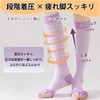 [MACITEET] 【足指開き&2足組】 着圧ソックス 足指 広げる むくみ対策 外反母趾 サポーター ふくらはぎ 美脚