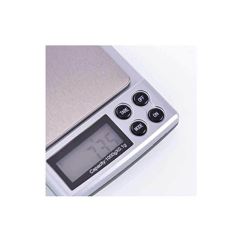 Jewellery Scale, Coin Scale, Pocket Scale, 200g/0.01g, with Backlit LCD