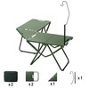BIGPETS Outdoor Multifunctional Folding Grill Table, Portable Foldable Tactical Combinable