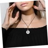 SUPVOX Luxury Crystal Pendant Necklace Fashion Stone Necklace for Women's