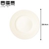 MIKASA T-770467 Italian Countryside Plate, White, Diameter 11.2 x Height