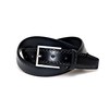 KIETH Men's Belt, Antique Style Punched Leather, Black, 1.3 inches