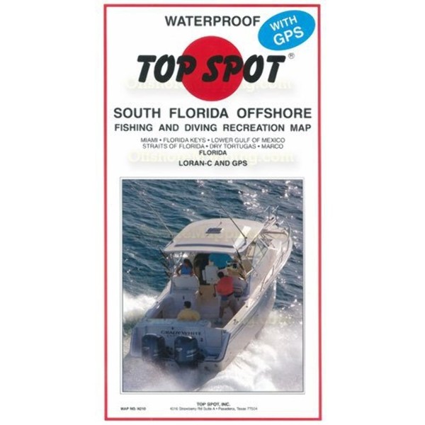 Topspot N210 South Florida Offshore Fishing Map