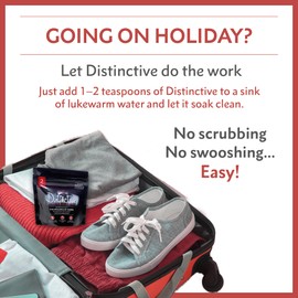 Distinctive Mini Washing Powder Pack – 2-Wash Detergent | Travel Size, Compact, Portable Laundry Powder | Ideal for Trips, Camping, Emergencies