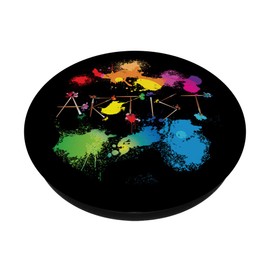 Messy Paint Splatter Art Brush Design For Artists