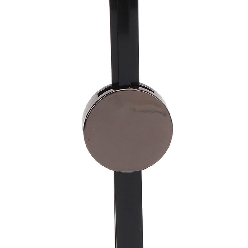 Eyebrow Stencil Ruler Black Stainless Steel Eyebrow Makeup Caliper Ruler