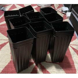 Stuewe & Sons (9) 3" x 8" Pots Treepots For Rooting/Grafti