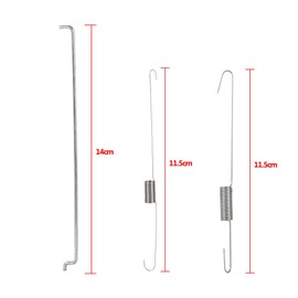Throttle Linkage, Engine Spring Return, 2 Sets Throttle Return Spring, Speed Control Spring, Governor Link Rod Generator Governor Spring Fit for GX140 GX160 GX200