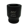 JXHONG 1/2" Drive 21mm 4-Point Square Socket, Budd Wheel Impact