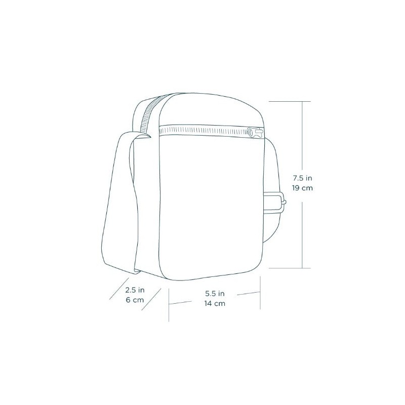 Fluf Mini Crossbody (Various Colours), Carbon