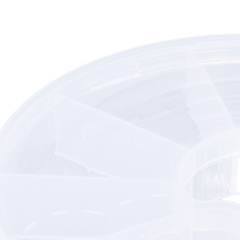10Pcs Rainbow Shaped Transparent Storage Box Dust Proof Storage Box