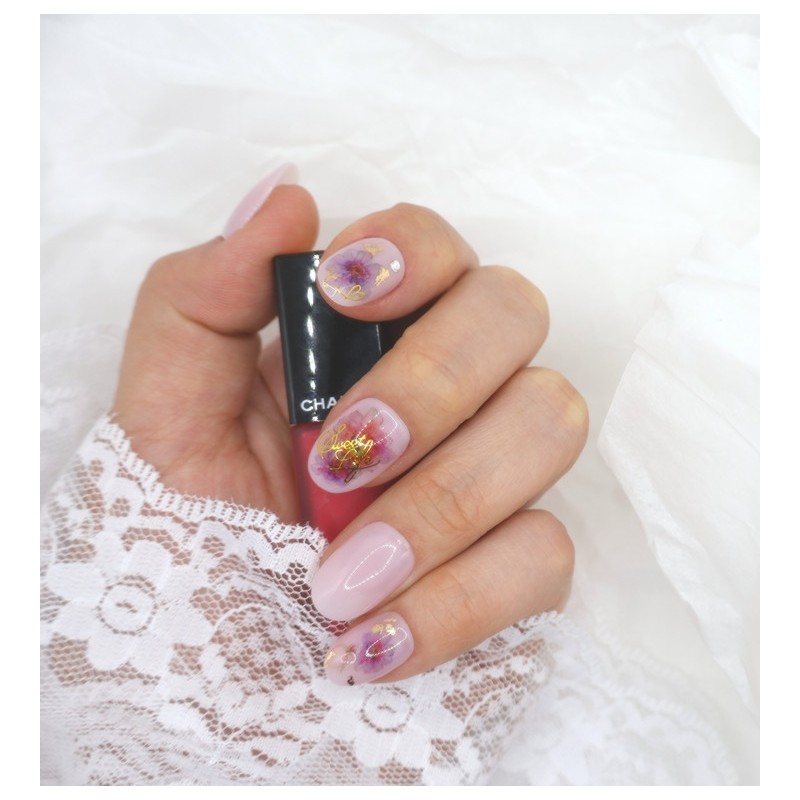 Handmade nails - Fluffy - Stiletto Blossom / 수제네일 -