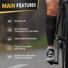 CAMBIVO Calf Compression Sleeve Men and Women, Footless Compression Socks