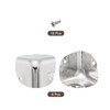 sourcing map 6 Pcs Decorative Box Corner Cover, 37mm Metal