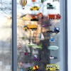 WALPLUS Window Gel Clings for Airplane Thick Gel Window Stickers