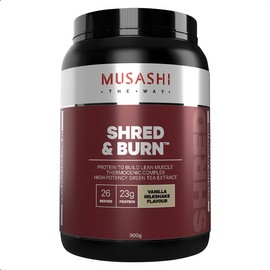 Musashi Shred And Burn Vanilla 900g
