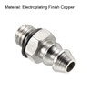 PATIKIL Hose Barb Fitting Straight 5mm Barbed M5x0.8 Male Thread,