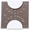 Enpex LV-4957 Weather Meter, Thermometer, Hygrometer, Elm, Color Thermometer, Hygrometer,