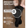 vitsocks Men's SILVER-Cotton Blend Fresh Feet Socks (3 PAIRS) Antibacterial