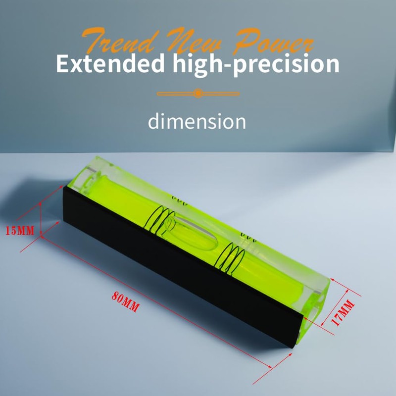 High precision mini bubble, double line small level bubble, three