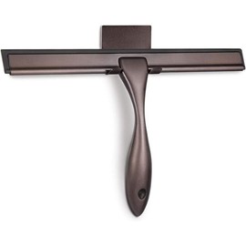 All-Purpose Shower Squeegee for Shower Doors, Bathroom, Window and Car Glass - Stainless Steel, 10 Inches - Color: Bronze, Size: 10-Inch