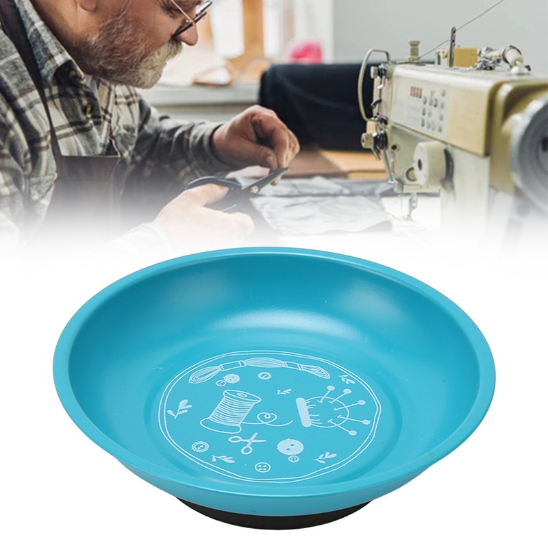 Magnetic Bowl Pin Dish with 150pcs Bead Needles Safe 430