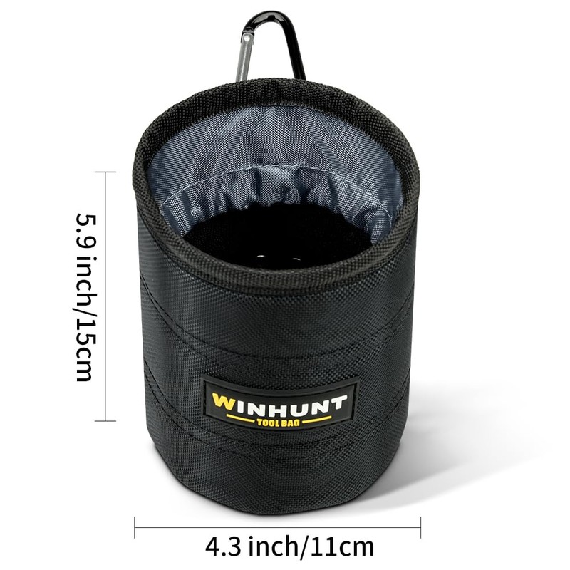 WINHUNT Tool Bag, Screws and Nails, Thickened for Wear Resistance,