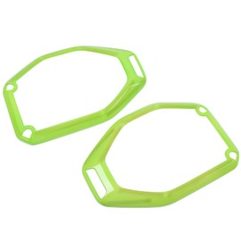 JeCar Green Top Speaker Frame Trim Cover for 2018-2023 Jeep Wrangler JL JLU Gladiator JT Interior Accessories