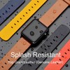 Wocci Quick Release Watch Band, Thin Genuine Leather Smart Watch