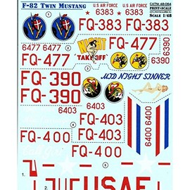 F-82 Twin Mustang Print Scale 48-064