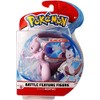 Wicked Cool Toys, LLC BO95134 Pokémon Mewtwo Action Figure, Red,