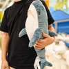 DODXIAOBEUL 21 Inch（54cm） BLAHAJ Throw Pillow Shark Stuffed Animal Soft