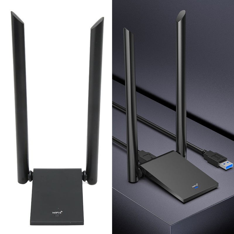 AX1800 WiFi 6 USB Adapter 2.4GHz 5GHz Dual Band WPA3