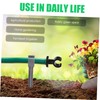 Sosoport 2sets Drip Irrigation Tube Plugs Garden Hose Nozzles Irrigation
