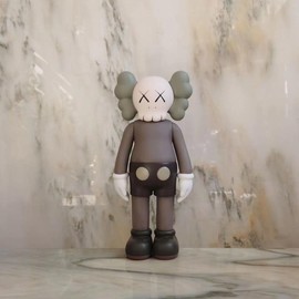 Kaws Figurine Sculpture Home Decor Statue Home Ornament Decoration 8IN/20CM - Color: Brown