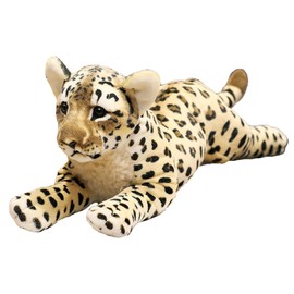 TRAVELKNOT Leopard Cuddly Toy Cheetah Small Cute Kawaii Plush Toy Cuddly Toy Stuffed Toy Cheetah Plush Toys for Girls Decoration Teenager Girls Room 48 cm