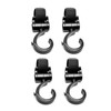 Pack of 4 Swivel Hooks, Child Shopping Cart Accessories, Multifunctional