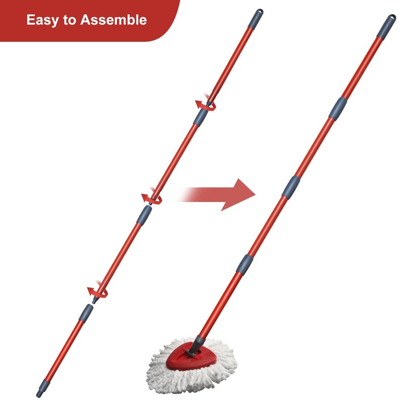Spin Mop Replacement Handle-Mop Stick Compatible with O Ceda Spin