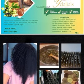 Ydalia's Extra Strength Herbal Hair Growth Oil - Nourishing Oil for Enhanced Hair Growth & Comfort in Natural Ingredients - Haircare