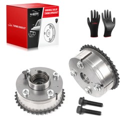 YA-MAYPA VVT Timing Camshaft Gear Sprocket Intake & Exhaust Applied Compatible with Toyota Verso Yaris Corolla Vios 2ZR-FE 1ZR-FE 1.6L 1.8L Replacement Parts 13070-37010.13070-0T020 (AMP-S0409-3-B)