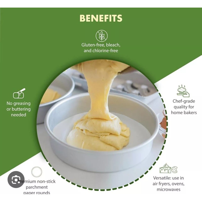 Regency Parchment Rounds 9", 8" And Tube 8"-9" White Set