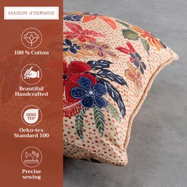 Maison d' Hermine Decorative Pillow Covers 12x20 Inch Rectangle 100% Cotton Throw Pillow Covers with Invisible Zipper Cushion Case for Living Room Couch, Chair, Sofas, Bedroom, Home (Kalahari)